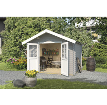 Gartenhaus weka 209 Gr. 3 333 x 360 cm lichtgrau