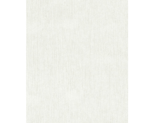 Papier peint intissé 102307 Wallton uni blanc Papier peint à texture fine