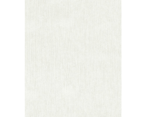 Papier peint intissé 102321 Wallton uni blanc Papier peint avec une texture légère
