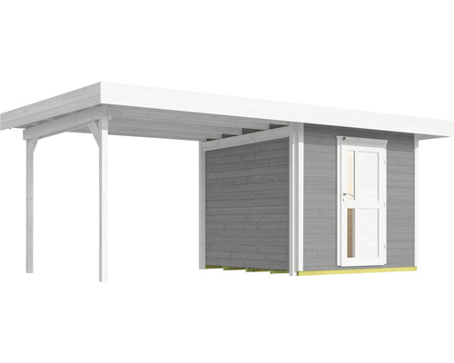 Abri de jardin en bois avec carport
