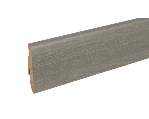 SKANDOR Sockelleiste Eiche FOEI22Y FU60L19x58x2400 mm Sockelleiste mit Holzstruktur