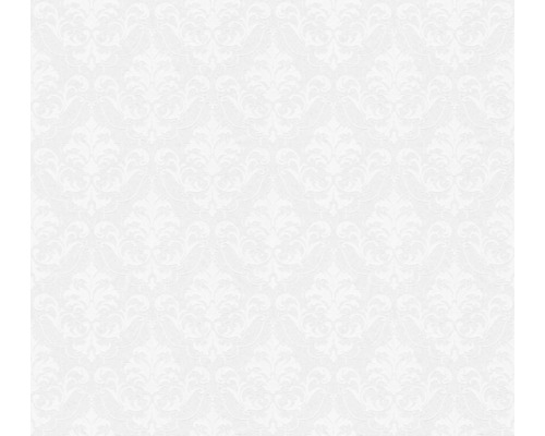 Vliestapete 9619-14 Eco überstreichbar Ornament Weisses Tapetenmuster mit floralen Ornamenten