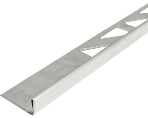 Profilé d’angle MIRAVA en inox brossé 300 cm 10 mm