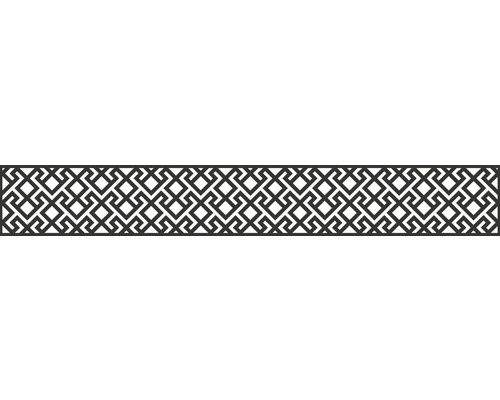 Designeinsatz GroJa Flex Abstract 179,5 x 25,5 cm anthrazit