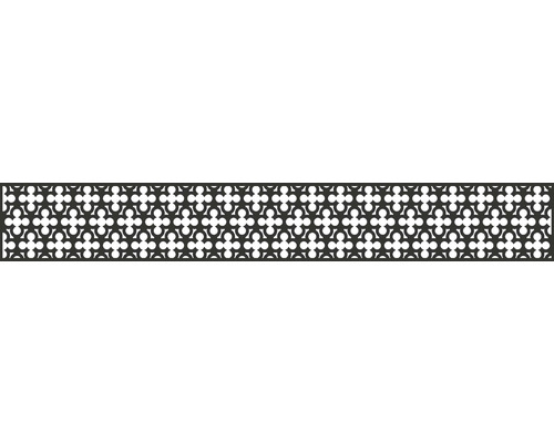 Insert design GroJa Flex Oriental 179,5 x 25,5 cm anthracite