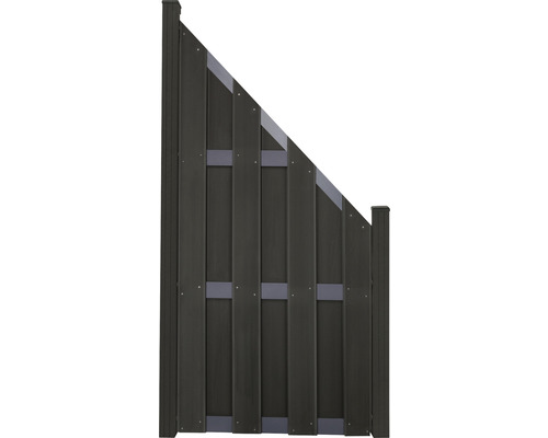 Élément de finition GroJa Merano barre transversale anthracite 84,3 x 180 cm anthracite