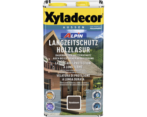 Xyladecor Holzlasur Nussbaum für den Aussenbereich