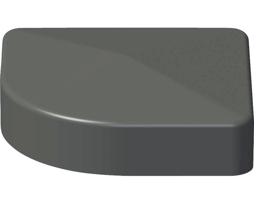 Chapeau pour poteau GroJa Flex pour poteau d'angle variable en alu 7 x 7 cm anthracite