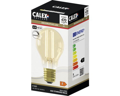 Calex A60 Standard LED Leuchtmittel 4,5 Watt im Karton