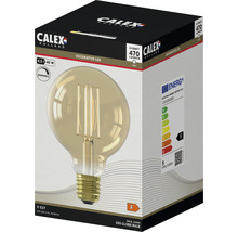 Calex Dekorative LED Lampe, 4.5 Watt, E27 Fassung, G95 Globusform, Verpackung