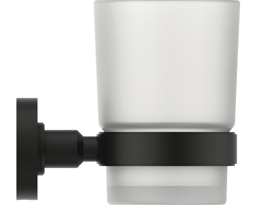 Support mural pour verre à dents avec verre dépoli