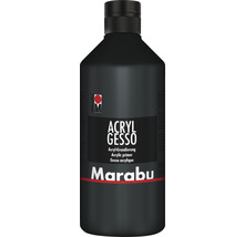 Marabu Acryl Gesso Grundierung in einer schwarzen Flasche
