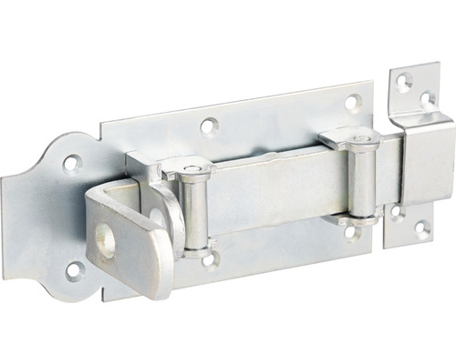 Verrou porte cadenas à rouleaux avec boucle galvanisé, passivé en couche épaisse Verrou métallique pour sécuriser les portes et les portails