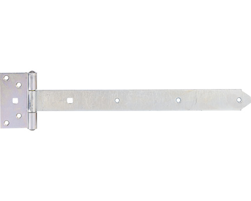 Kreuzgehänge Typ 126 schwer, 391 x 40 mm galv. verzinkt, dickschichtpassiviert T-Band aus Metall mit Löchern für die Montage