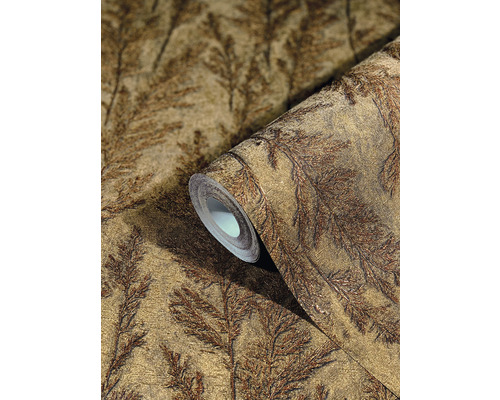 Rouleau de papier peint avec motif de feuilles