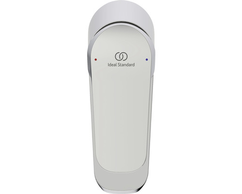 Logo Ideal Standard sur un robinet pour la salle de bain