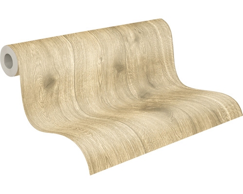 Tapetenrolle mit Holzoptik