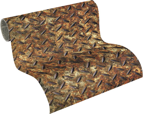 Rouleau de papier peint avec motif de tôle larmée