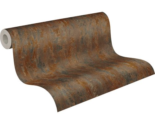 Rouleau de papier peint aspect rouille