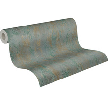 Papier peint intissé 32651-2 Vert La Havane brun vert métallique