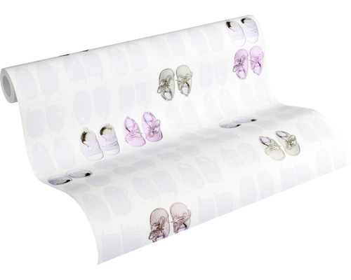 Rouleau de papier peint avec motif de chaussures