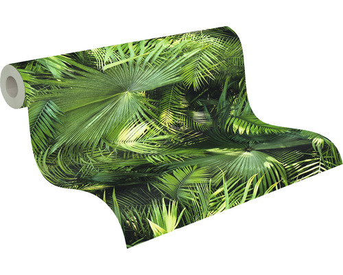 Rouleau de papier peint avec motif de palmiers