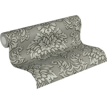 Papier peint intissé 36898-1 Metropolitan Damask gris vert