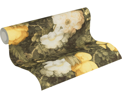 Rouleau de papier peint à motif floral