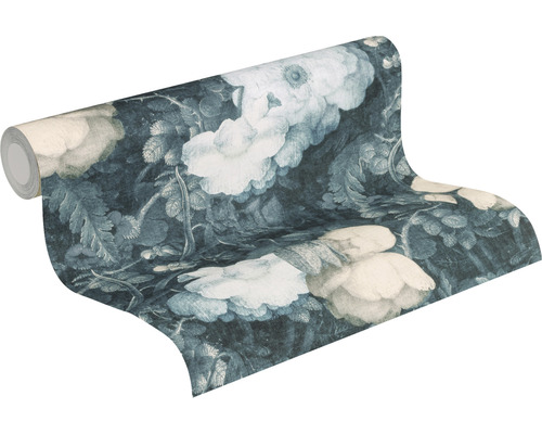 Tapetenrolle mit Blumenmuster für die Wandgestaltung