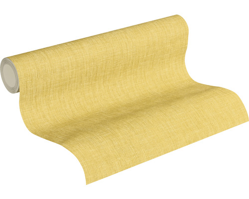 Rouleau de papier peint textile avec structure en lin