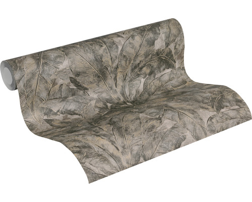 Tapetenrolle mit Blattmuster