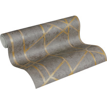 Papier peint intissé 36928-1 Metropolitan Graphique gris vert