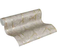 Papier peint intissé 36928-3 Metropolitan Graphique gris chaud