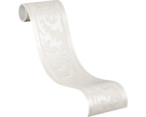 Bordure de papier peint à motif floral