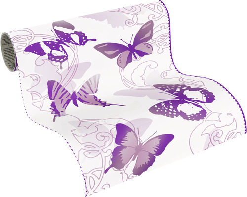 Rouleau de papier peint avec motif papillons