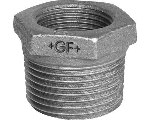 Georg Fischer +GF+ Reduzierstück Temperguss Nr.241 1/2 " IG x 1 1/2 " AG