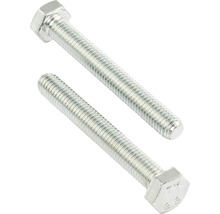 Deux vis à six pans en acier