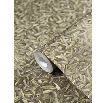Rouleau de papier peint avec motif de feuilles