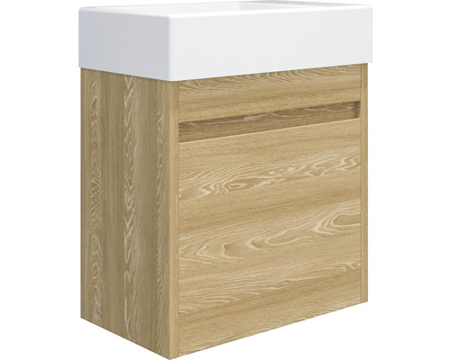 Meuble sous-lavabo en bois avec tiroir