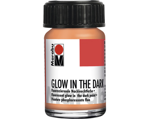 Peinture Marabu Glow in the Dark dans un pot