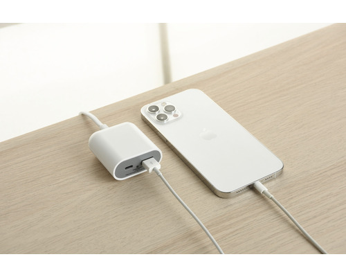 Rallonge électrique Dual USB USB-C+A 3m blanc