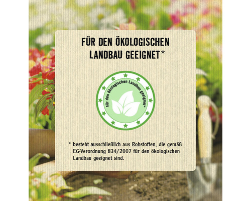 Geeignet für den ökologischen Landbau Siegel