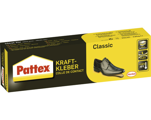 Pattex Classic Kraftkleber für Metall, Gummi, Leder, Kunststoff und Stein