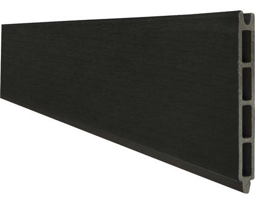 Einzelprofil GroJa Flex 180 x 15 cm schwarz co-extrudiert