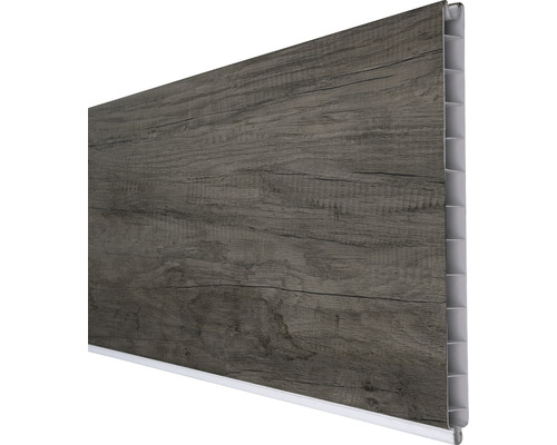 Füllungsprofil BasicLine 180 x 30 cm foliert grau Monument Oak