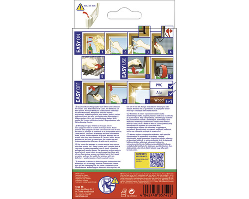 Anleitung zur Montage und Demontage eines Fliegengittersystems