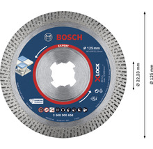 Bosch Professional Disque à tronçonner EXPERT Dia HardCer X-LOCK Ø 125 mm-thumb-5