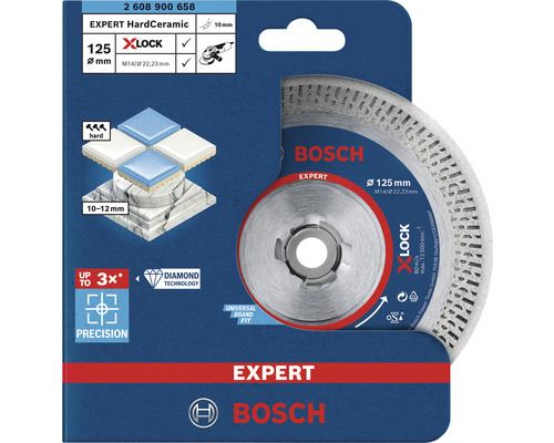 Bosch Professional Trennscheibe EXPERT Dia HardCer X-LOCK Ø 125 mm
