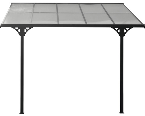Toit de terrasse en aluminium et polycarbonate
