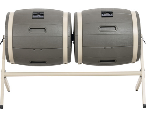 Composteur double sur support pour le jardin